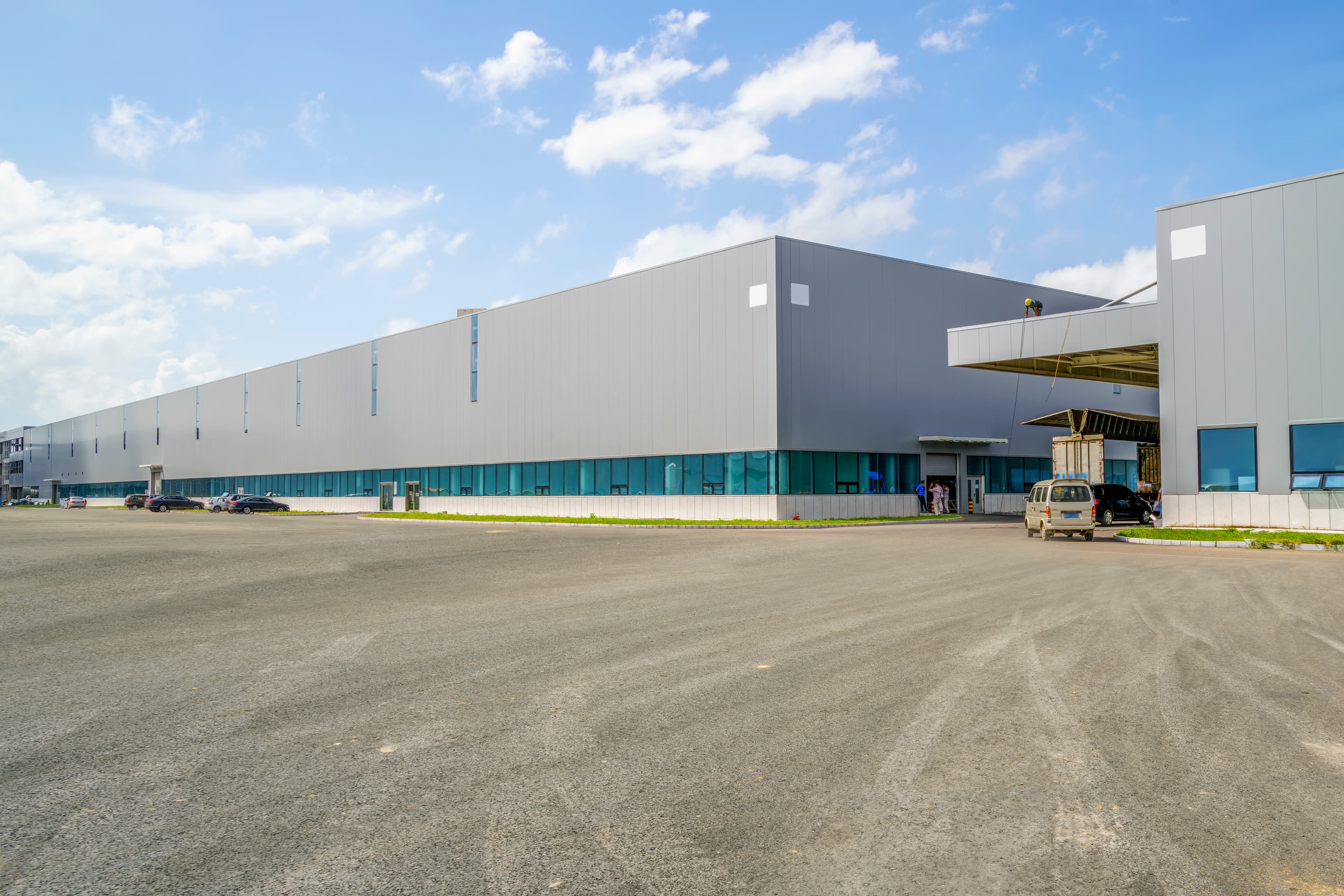 industrial park factory building warehouse